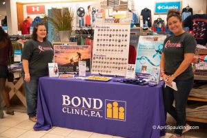 Sabrina & Ashley representing Bond Clinic and our physicians.