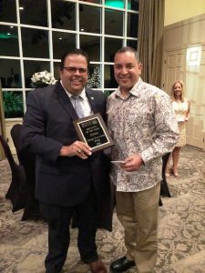 Dr. Juan Rivera, Bond Clinic Medical Director and Ricky Acosta Bond Clinic 2018 Employee of the Year!