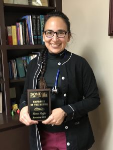 Nora Mejia - November Employee of the Month
