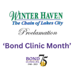 September Proclaimed ‘Bond Clinic Month’